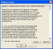 Software License Window