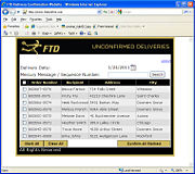 The FTD Unconfirmed Deliveries Web Site‎