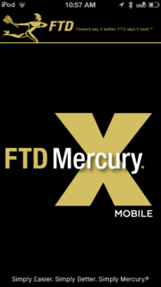 FTD Mercury Mobile (X3) and Mobile Plus (X4) splash screen